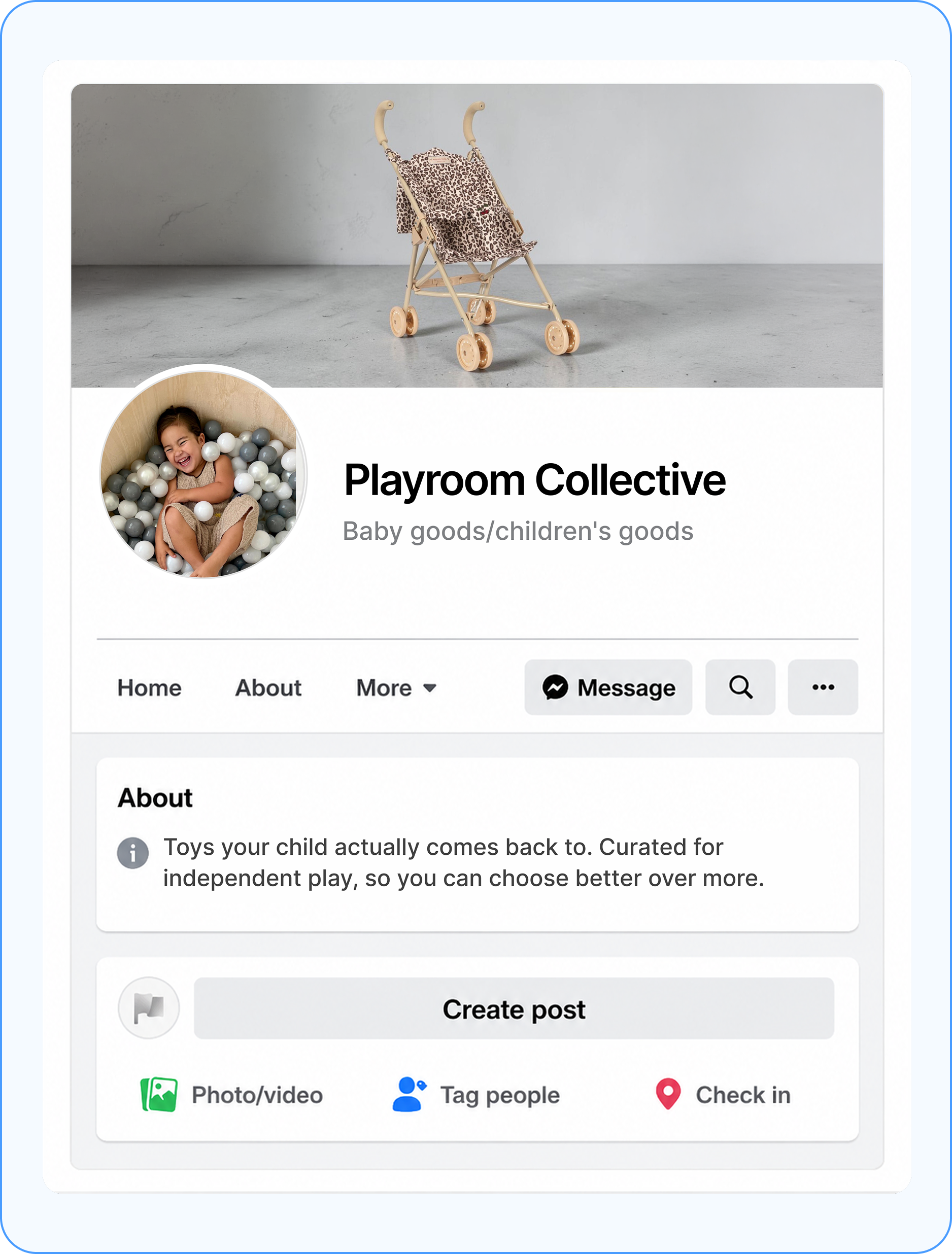 Facebook business page managed by The Social 99