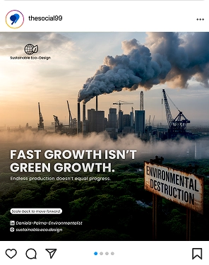Automotive brand social media post by The Social 99