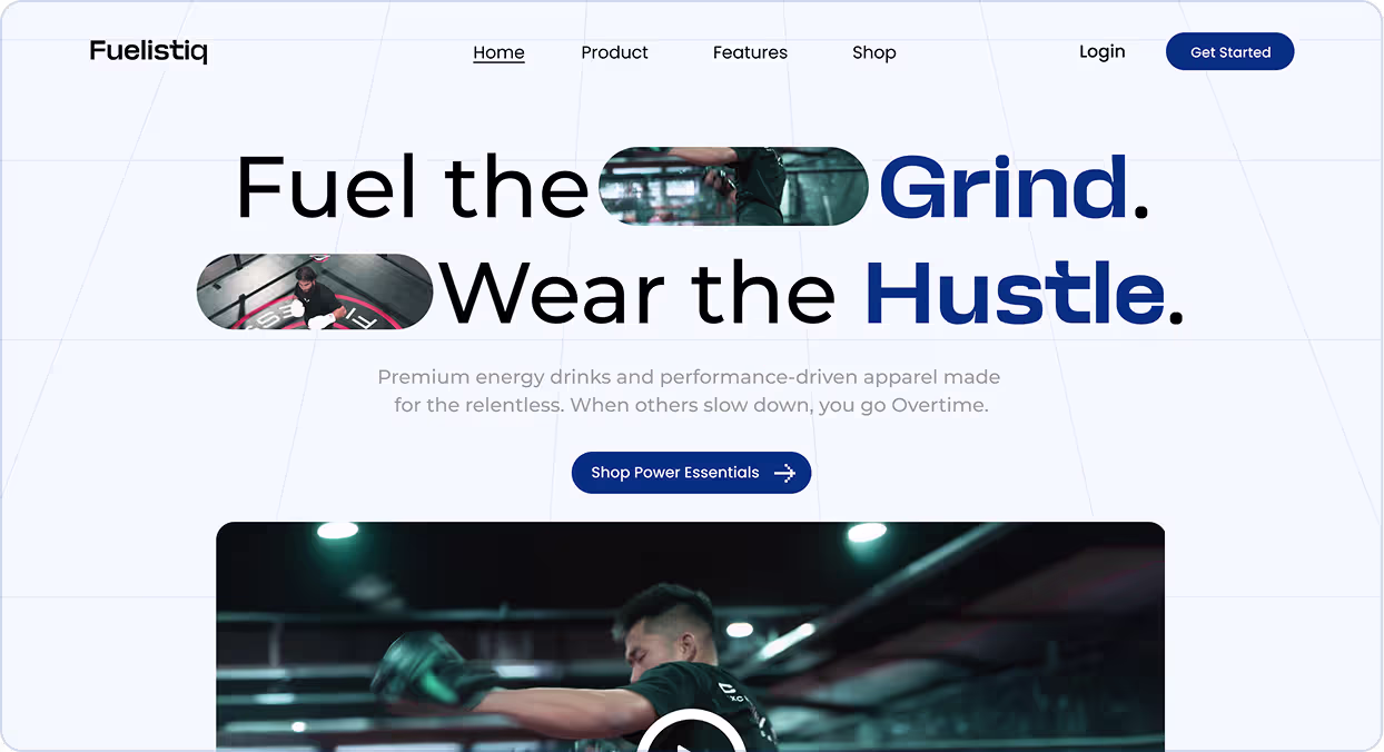 Website screenshot as testimonial