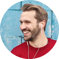 Customer review stars and rating graphic representing positive feedback